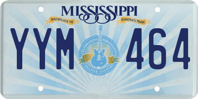 MS license plate YYM464