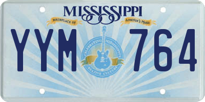 MS license plate YYM764
