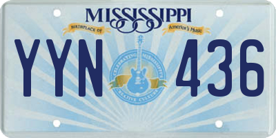 MS license plate YYN436
