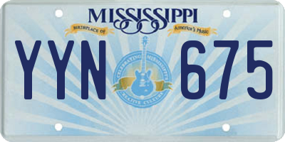 MS license plate YYN675