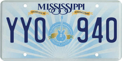 MS license plate YYO940