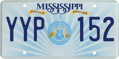 MS license plate YYP152