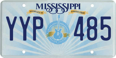MS license plate YYP485