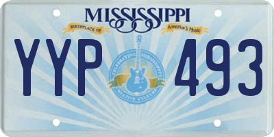 MS license plate YYP493