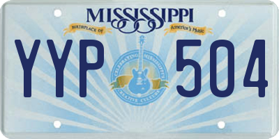 MS license plate YYP504