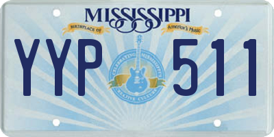 MS license plate YYP511