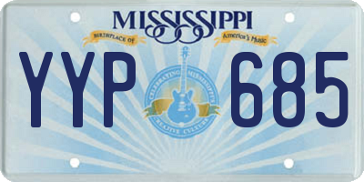 MS license plate YYP685