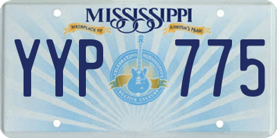 MS license plate YYP775
