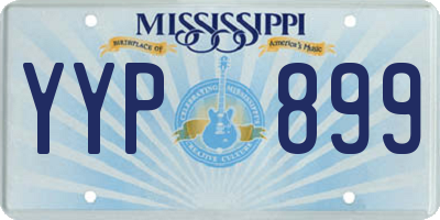 MS license plate YYP899