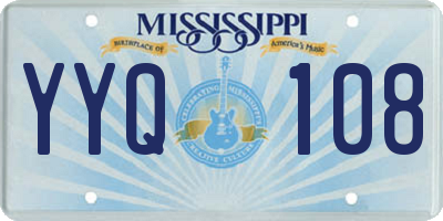 MS license plate YYQ108
