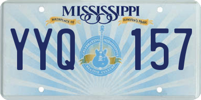 MS license plate YYQ157