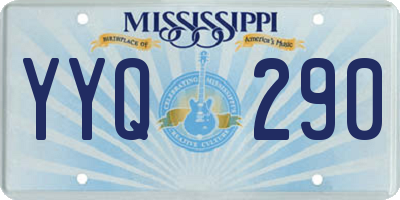 MS license plate YYQ290