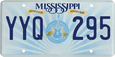 MS license plate YYQ295