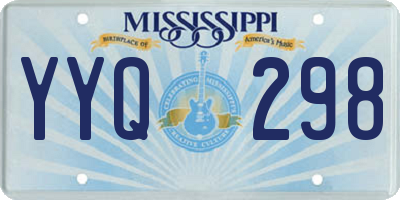 MS license plate YYQ298