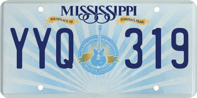 MS license plate YYQ319