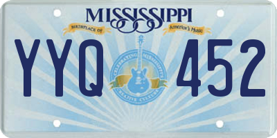 MS license plate YYQ452