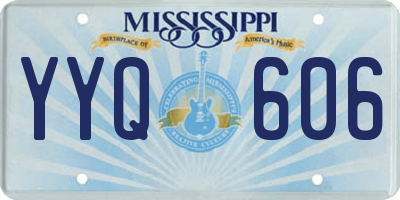 MS license plate YYQ606