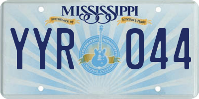 MS license plate YYR044