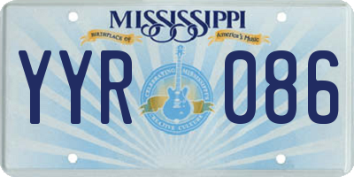 MS license plate YYR086