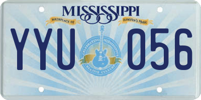 MS license plate YYU056