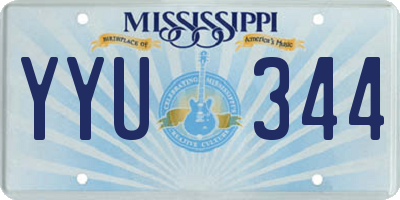 MS license plate YYU344
