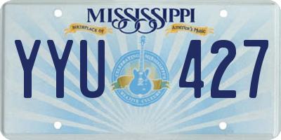 MS license plate YYU427