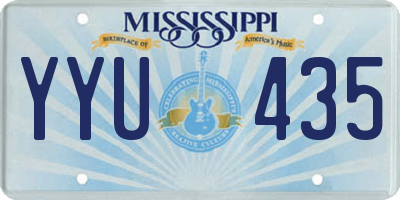 MS license plate YYU435