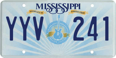 MS license plate YYV241
