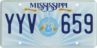 MS license plate YYV659