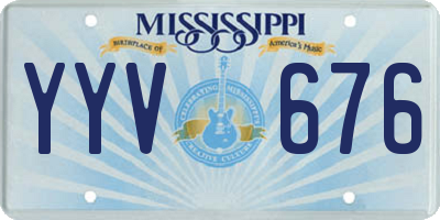 MS license plate YYV676