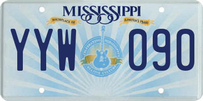 MS license plate YYW090