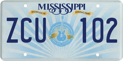 MS license plate ZCU102