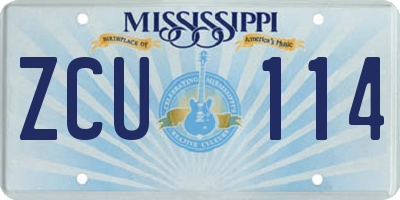 MS license plate ZCU114