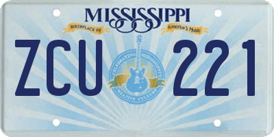 MS license plate ZCU221