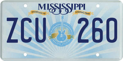 MS license plate ZCU260