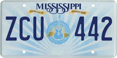 MS license plate ZCU442