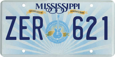MS license plate ZER621