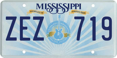 MS license plate ZEZ719