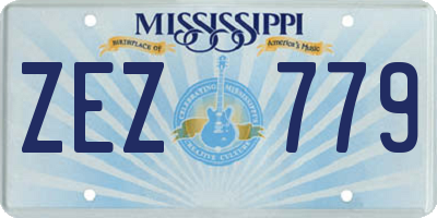 MS license plate ZEZ779