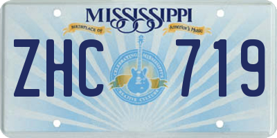 MS license plate ZHC719