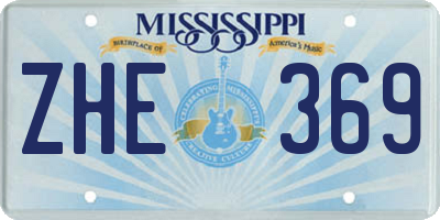MS license plate ZHE369