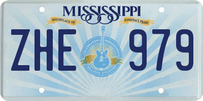 MS license plate ZHE979