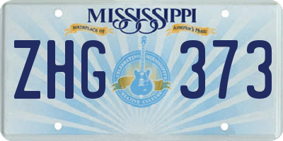 MS license plate ZHG373