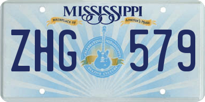 MS license plate ZHG579
