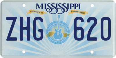 MS license plate ZHG620