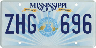 MS license plate ZHG696