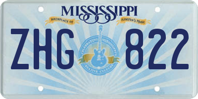 MS license plate ZHG822