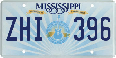 MS license plate ZHI396