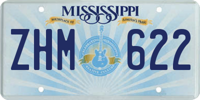 MS license plate ZHM622