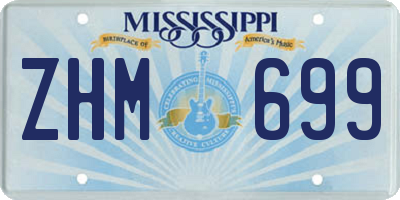 MS license plate ZHM699